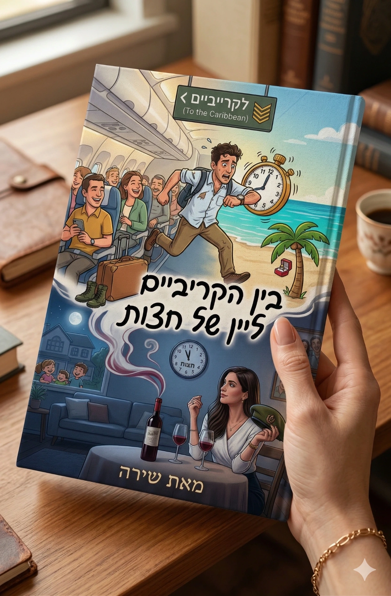 ספר מאויר מותאם אישית כמתנה לחג – ספר חג מקורי בעברית מספר במתנה