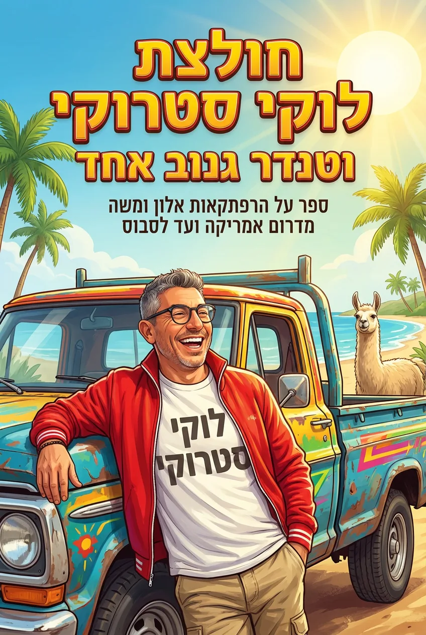 חולצת לוקי סטרוקי הרפתקה דרום אמריקאית, ספר מותאם אישית