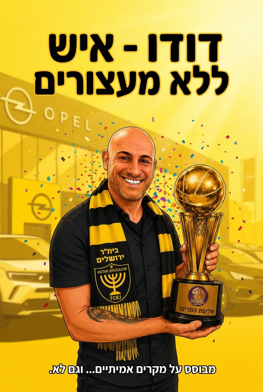 דודו - איש ללא מעצורים מתנה לאוהד בית"ר, ספר מותאם אישית